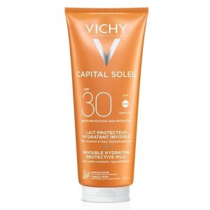Lapte hidratant pentru protectie solara SPF 30+ Capital Soleil, 300ml, Vichy