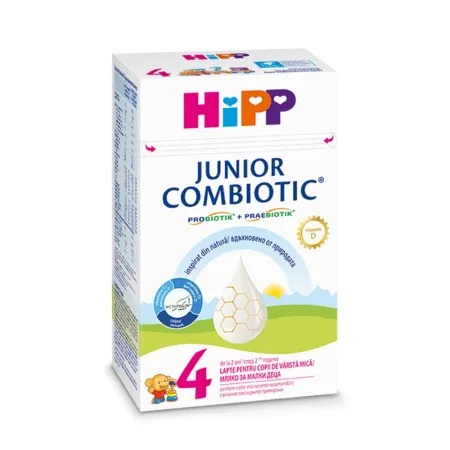 Lapte praf 2 ani+ Junior Combiotic 4, 500 g – HiPP