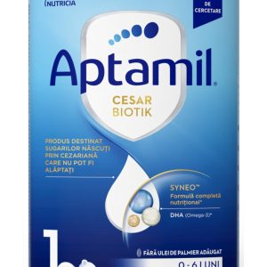 Lapte praf Aptamil CesarBiotik 1, 0-6L, 800g, Nutricia