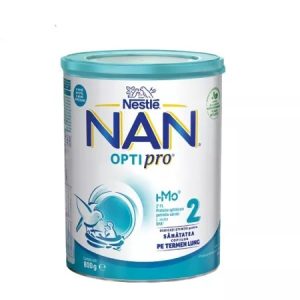 Lapte praf Nan 2 Optipro HMO +6 luni, 800g, Nestle