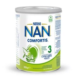 Lapte praf Nan 3 Comfortis, 1-2 ani, 800g, Nestle