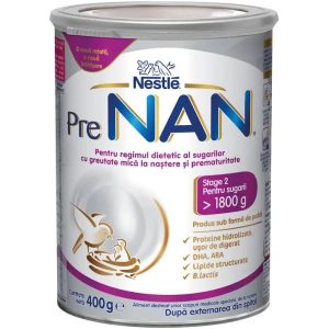 Lapte praf Pre NAN Stage 2, 400g, Nestle