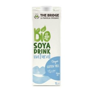 Lapte vegetal bio de soia, 1l, The Bridge