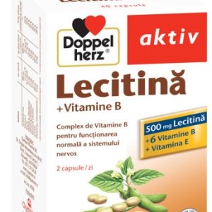 Lecitina 500mg + Vitaminele B, 40 capsule, Doppelherz
