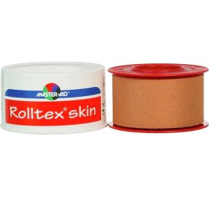 Leucoplast din panza Rolltex, maro, 5m x 2.5cm, Master-Aid