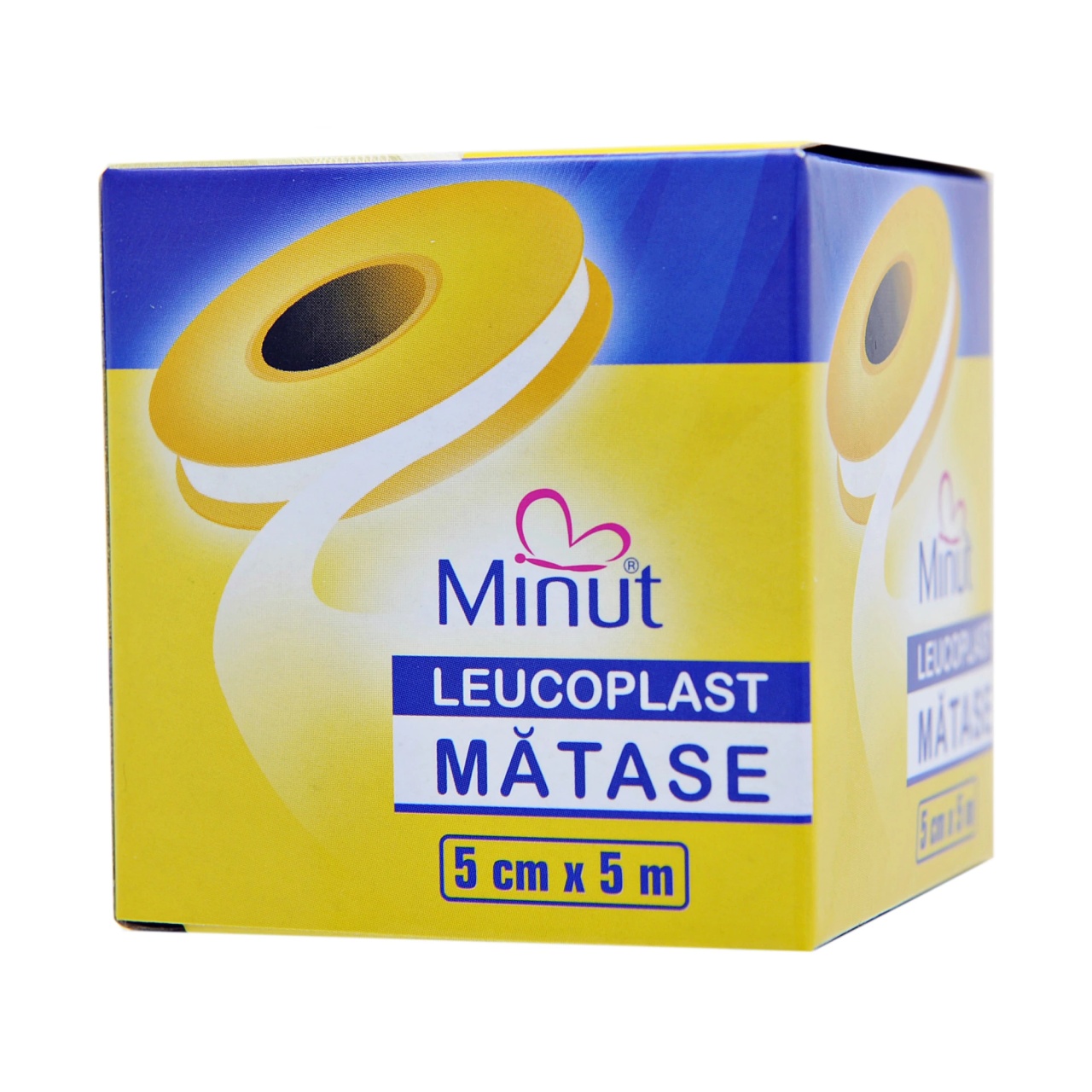 Leucoplast matase 5cm x 5m, 1 bucata, Minut
