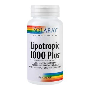 Lipotropic 1000 Plus, 100 capsule, Solaray