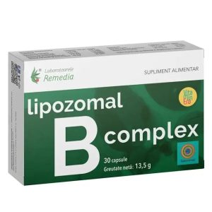 Lipozomal B Complex Pentru Energie 30 Capsule, Remedia