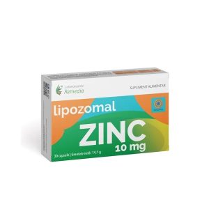 Lipozomal Zinc, 10 mg, 30 capsule, Remedia