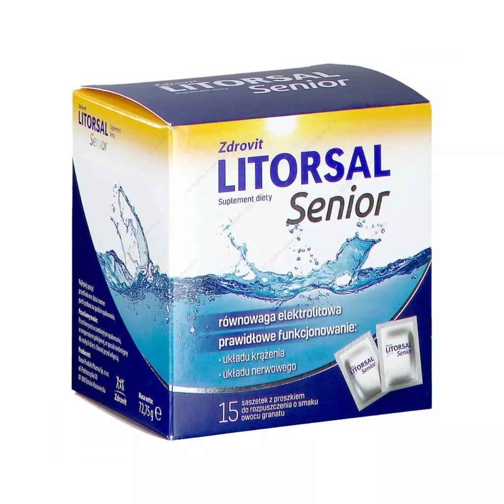 Litorsal Senior 15 plicuri Zdrovit – Electroliti pentru echilibru