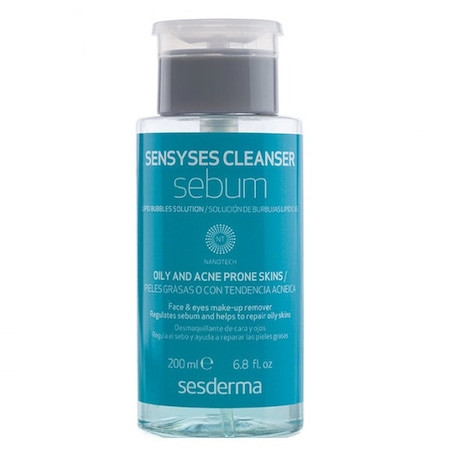 Lotiune demachianta ten gras si acneic Sensyses, 200 ml, Sesderma
