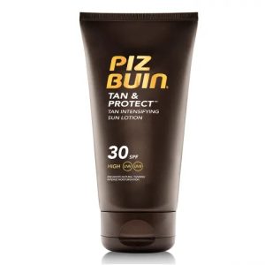 Lotiune pentru bronzare accelerata SPF30 Tan & Protect, 150ml, Piz Buin