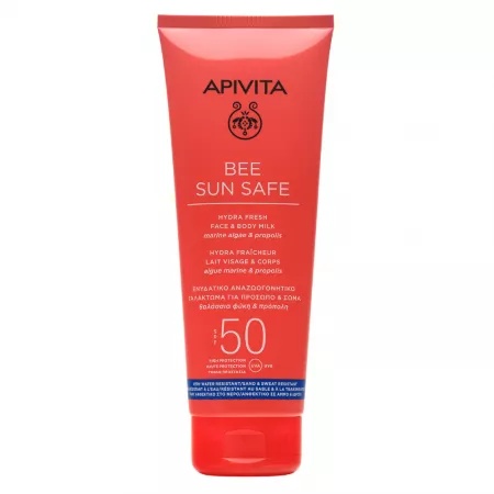 Lotiune protectie solara corp si ten SPF50 Bee Sun Safe, 200 ml, Apivita