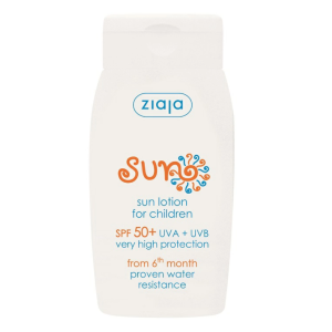 Lotiune pentru protectie solara copii, SPF50+, 6luni+ Sun, 125ml, Ziaja