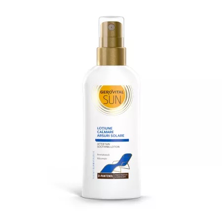 Lotiunea Gerovital Sun pentru calmarea arsurilor solare, 150 ml