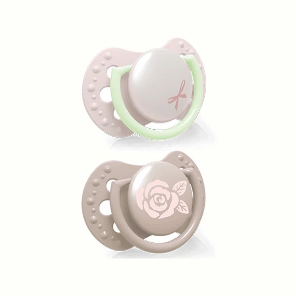 Lovi Suzeta Silicon Dynamic 0-2M 2 Pcs Baby Shower Fata