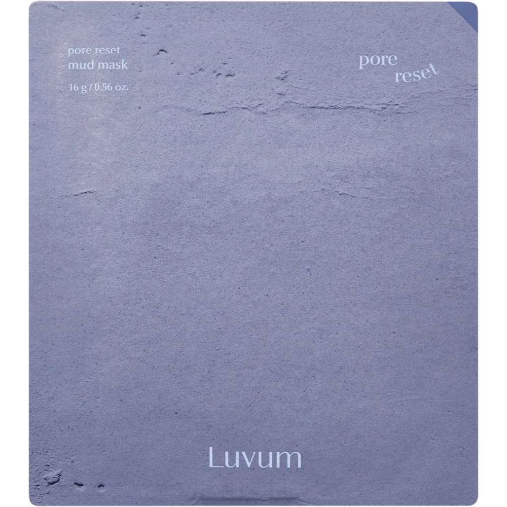 Luvum Pore Reset Mud Masca de fata - Curatare profunda si exfoliere delicata, 16 g