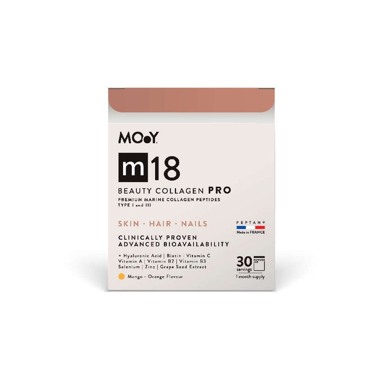 m18 Colagen PRO Marin Beauty – Aroma Mango si Portocale, 240 g