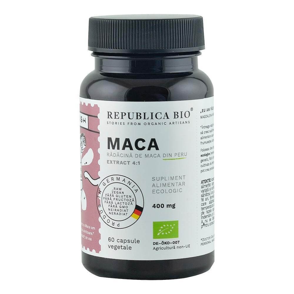 Maca eco, 60 capsule, Republica Bio