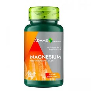 Magnesium 375mg, 30 tablete, Adams