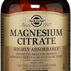 Magnesium Citrate, 60 tablete, SOLGAR
