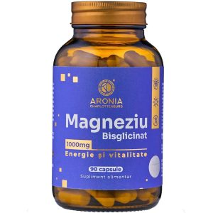 Magneziu Bisglicinat 1000mg, 90 capsule, Aronia Charlottenburg