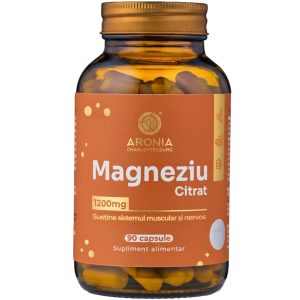 Magneziu Citrat 1200mg, 90 capsule, Aronia Charlottenburg