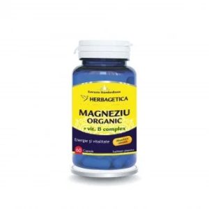 Magneziu organic, 60 capsule, Herbagetica