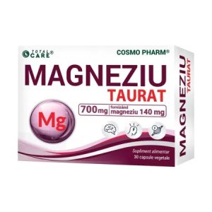 Magneziu Taurat, 30 capsule, Cosmopharm