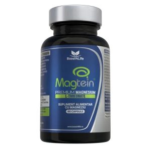 Magtein Magneziu L-Treonat Premium, 670 mg, 90cps. veg., Boost4Life