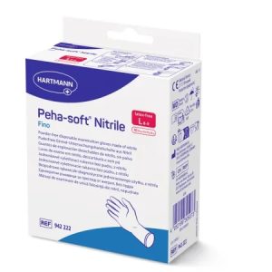 Manusi din nitril Peha-Soft Fino, marimea L (8-9), 10 bucati, Hartmann