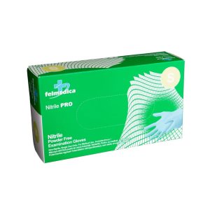 Manusi examinare nitril nepudrate Pro albastre S, 100buc, Felmedica