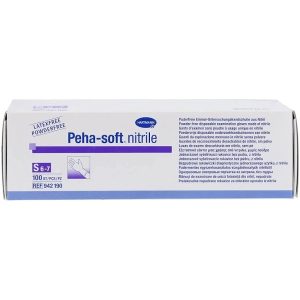 Manusi examinare Peha-soft nitrile nepudrate, S, albastre, 100 bucati, Hartmann