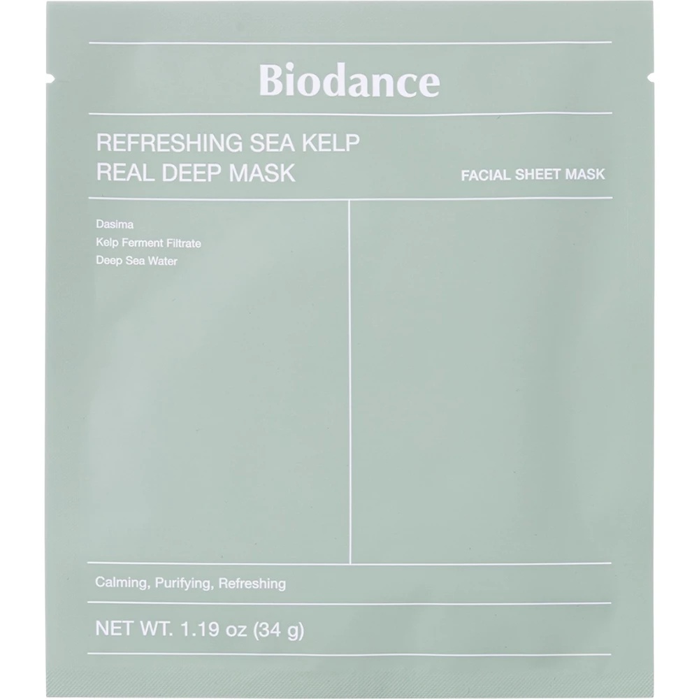 Masca de fata cu alge marine Refreshing Sea Kelp, 34g, Biodance