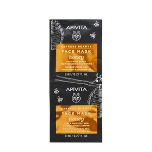 Masca de fata hranitoare cu miere, 2*8 ml, Apivita