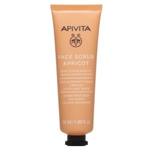 Masca pentru exfoliere delicata cu extarct de caise, 50 ml, Apivita