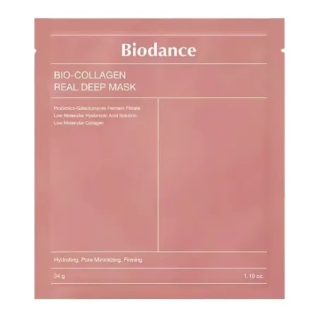 Masca de fata pentru hidratare intensa si fermitate Bio-Collagen, 34 g, Biodance