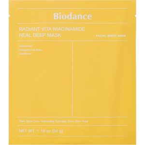 Masca de fata pentru hidratare si luminozitate Radiant Vita Niacinamide, 34g, Biodance