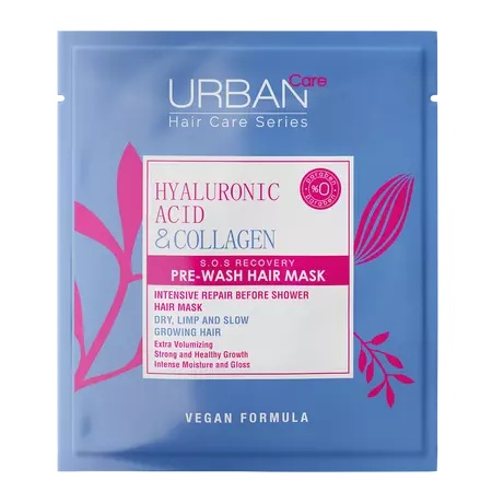 Masca de par pre-samponare cu acid hialuronic si colagen, 50 ml, Urban Care