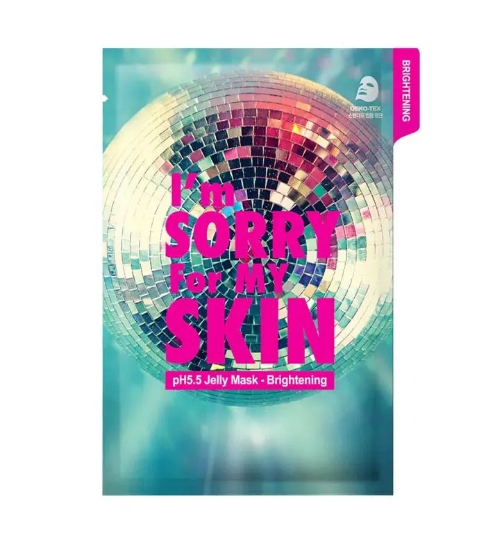 Masca faciala pH 5.5 cu efect de iluminare si hidratare, 33ml, I'm Sorry for My Skin