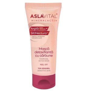 Masca MineralActiv detoxifianta cu carbune, 100ml, 119, Aslavital
