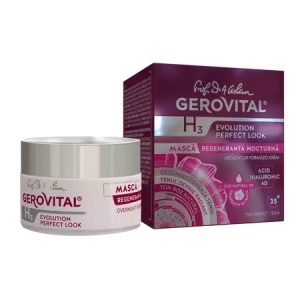 Masca regeneranta de noapte Gerovital H3 Evolution Perfect Look, 50ml, Farmec