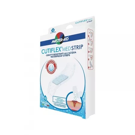 Master-Aid Cutiflex Med Plasturi Mari, 10buc