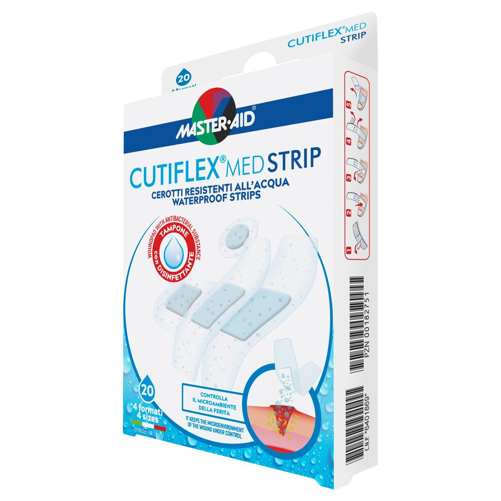 MASTER-AID Cutiflex Med Strip 4 formatiuni x20buc