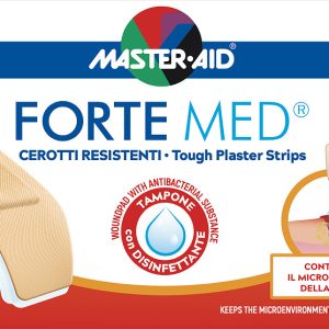 MASTER-AID Forte Med plasturi ultrarezistenti 78x20 mm x 100 buc