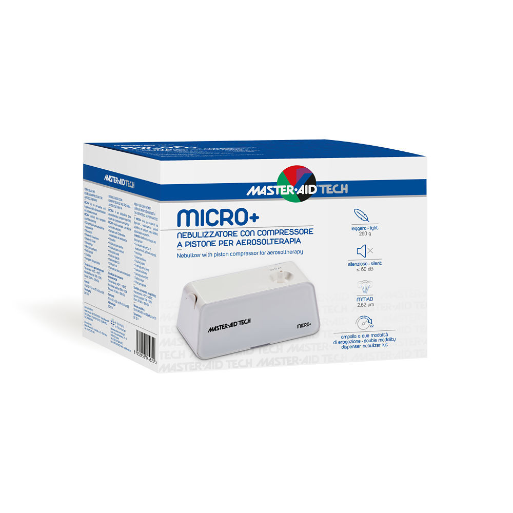 MASTER-AID Micro+ Nebulizator cu minicompresor de voiaj
