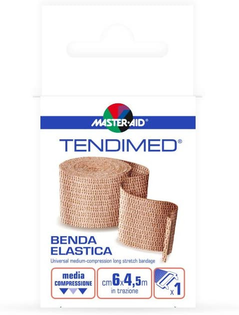MASTER-AID Tendimed bandaj+cleme 6cm x 4,5m