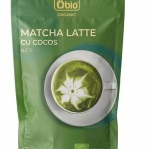 Matcha latte cu cocos bio, 125g, OBio