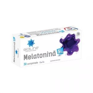Melatonina BioSunLine 5mg, 30 comprimate, Helcor