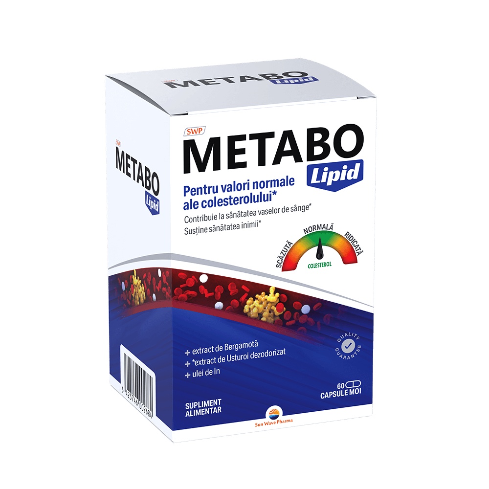 Metabo Lipid, 60 capsule moi, Sun Wave Pharma